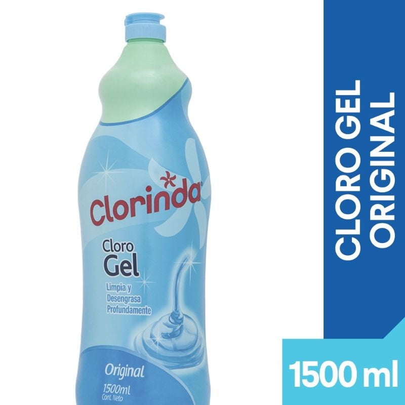 Cloro Gel Original Botella 1500 g Clorinda