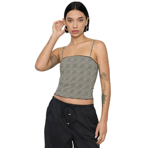Peto Mujer Pabilo Roulet Animal Print Café Corona