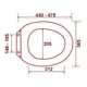 thumbnail image 4 of Asiento Y Tapa Wc De Cierre Lento Blanca Modern, 4 of 4