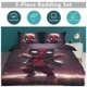 thumbnail image 5 of Cartoon Avengers Deadpool 3-Piece Bed Set Warm And Comfortable Kawaii Bedding Set Cute Soft Microfiber Bedclothes for Boys Girls Kids Bed Sheets, 5 of 5