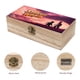 thumbnail image 3 of Mundo Extraño Caja Organizadora de Madera Rústica - Caja Decorativa Multifuncional para Escritorio, Hogar, Oficina, Joyas y Manualidades, 3 of 6