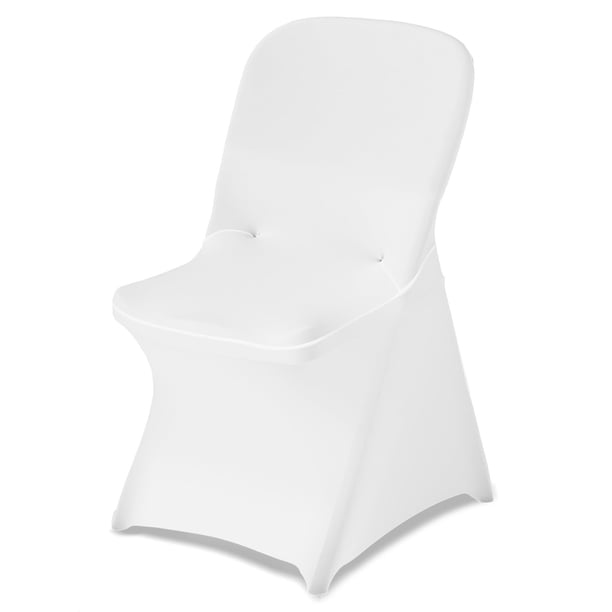Fundas para sillas VEVOR, poliéster, elastano, elástico, blanco, C-XL, 30 unidades