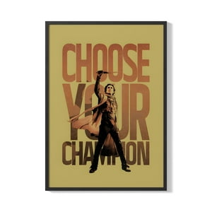 Creango - Cuadro Poster Enmarcado Dune Diseño 5 Decorativo