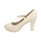 thumbnail image 2 of ZAPATOS FORMALES BONNY FRANCO BEIGE CHAROL MUJER 403-0250 - Talla 37, 2 of 6