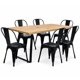 thumbnail image 2 of Comedor New York Mesa 75 x 80 x 150 cm + 6 Sillas Tolix Ind., 2 of 5