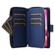 thumbnail image 2 of Funda Cartera con Cremallera y Correa para Samsung Galaxy A23 5G Soporte y Tarjetero Azul, 2 of 6