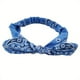 thumbnail image 1 of Paisley Print Boho Head Band Women's Soft Headbands Vintage Bowknot Elastic Hairbands Trendy Hair Accessories, 1 of 5
