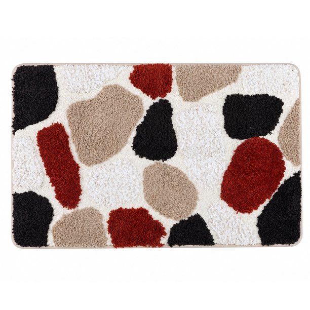 Alfombras de Baño REGALWOVEN Absorbentes con Respaldo Antideslizante Alfombras de Baño Suaves y Lujosas para Baño Marrón 24" x 16"