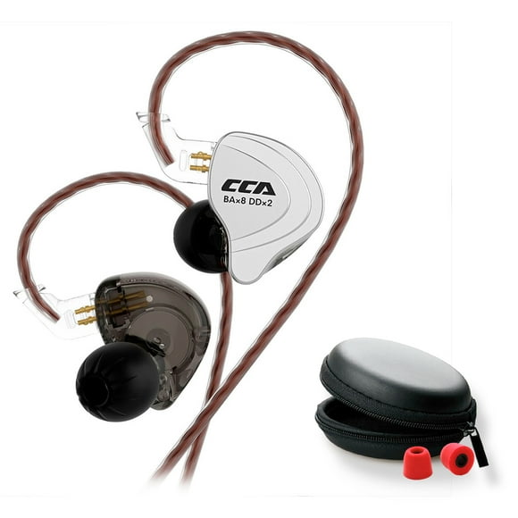 Audífonos Monitores C10 + Espumas + Estuche.