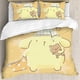 thumbnail image 1 of Juego de cama de anime con dibujos animados lindos y pomporpurin wa y cómodo juego de ropa de cama waii de microfibra suave de 3 piezas para niños y niñas, 1 of 3
