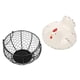 thumbnail image 1 of Cesta De Almacenamiento De Huevos De Estilo Creativo Con Gallina De Cerámica Portátil Con Asa Lateral, 1 of 5