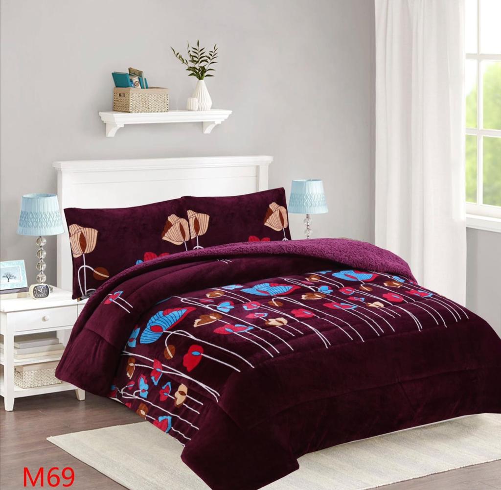 Genérico - Cobertor Chiporro 2 Plazas - Burdeo Hojas Animadas M69