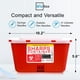 thumbnail image 2 of Contenedor para objetos punzantes BioBox Large de 3,8 L para uso doméstico y de laboratorio, 2 of 7