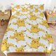 thumbnail image 1 of Pi-ka-chu Bed Duvet Cover Microfiber Bedding Sets 3D Printed Lightweight 3 Piece Comforter Sets for Kids Boys Girls, 1 of 5