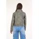 thumbnail image 3 of Chaqueta Biker Pu Procesada Verde Vw9748, 3 of 3