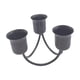 thumbnail image 2 of Candelabro de 3 brazos de estilo europeo, candelabros cónicos, candelabro de pilar para fiesta de aniversario, banquete, decoración de Navidad, , negro, 2 of 5
