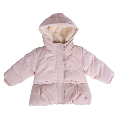 Parka Bebé Niña Rosado Pillin