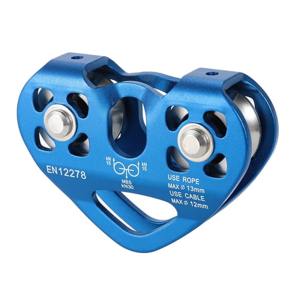 Polea tirolesa LIXADA, 30 KN, Trolley Rescue, 6700 libras