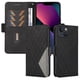 thumbnail image 3 of Funda Cartera para iPhone 14 con Tarjetero Soporte y Correa Negro, 3 of 6