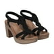 thumbnail image 5 of Sandalia Mujer Negro Taco Medio Camila Police, 5 of 5
