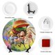 thumbnail image 3 of Lluvia de albóndigas Plato decorativo de porcelana fina (bone china), plato decorativo de cerámica para hogar, oficina, soporte de pared, platos decorativos para dormitorio - 6 pulgadas (15 cm), 3 of 6
