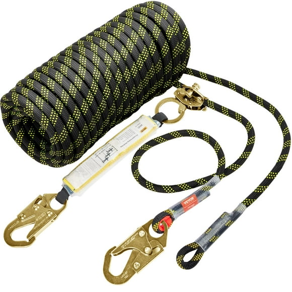 Protección contra caídas VEVOR Vertical Lifeline Assembly de 0,55 pulgadas x 15 m