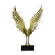 thumbnail image 2 of Estatua De águila, Escultura De Pájaro, Centros De Mesa, Escritorio, Oficina, Estatuilla De Resina, Oro Y Plata, 2 of 3