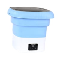 Magideal - Lavadora Portátil, Lavadora Plegable, Cómoda Lavadora Pequeña De Limpieza Profunda Para El Hogar, Ropa Interior, Prendas Para Mascotas, Toallas Azul