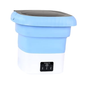 Magideal - Lavadora Portátil, Lavadora Plegable, Cómoda Lavadora Pequeña De Limpieza Profunda Para El Hogar, Ropa Interior, Prendas Para Mascotas, Toallas Azul