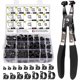 thumbnail image 1 of Toolwiz Set de 130 abrazaderas de resorte para manguera con alicates, 1 of 3