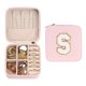 thumbnail image 1 of Caja de accesorios de viaje REGALWOVEN para regalos de adolescentes, pequeño organizador de accesorios portátil de cuero PU, almacenamiento rosa S, 1 of 7