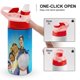 thumbnail image 4 of 10 VidasBotella de Agua con Tapa Pop Top de Un Toque, Acero Inoxidable, a Prueba de Fugas, para Deportes, Botella Infantil rosa 12 oz, 4 of 6