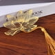 thumbnail image 1 of 1pc Chinese Style Stationery Set: Retro Metal Bookmarks with Ginkgo, Maple Leaf, Lotus Vein - Perfect Student Gift!, 1 of 5