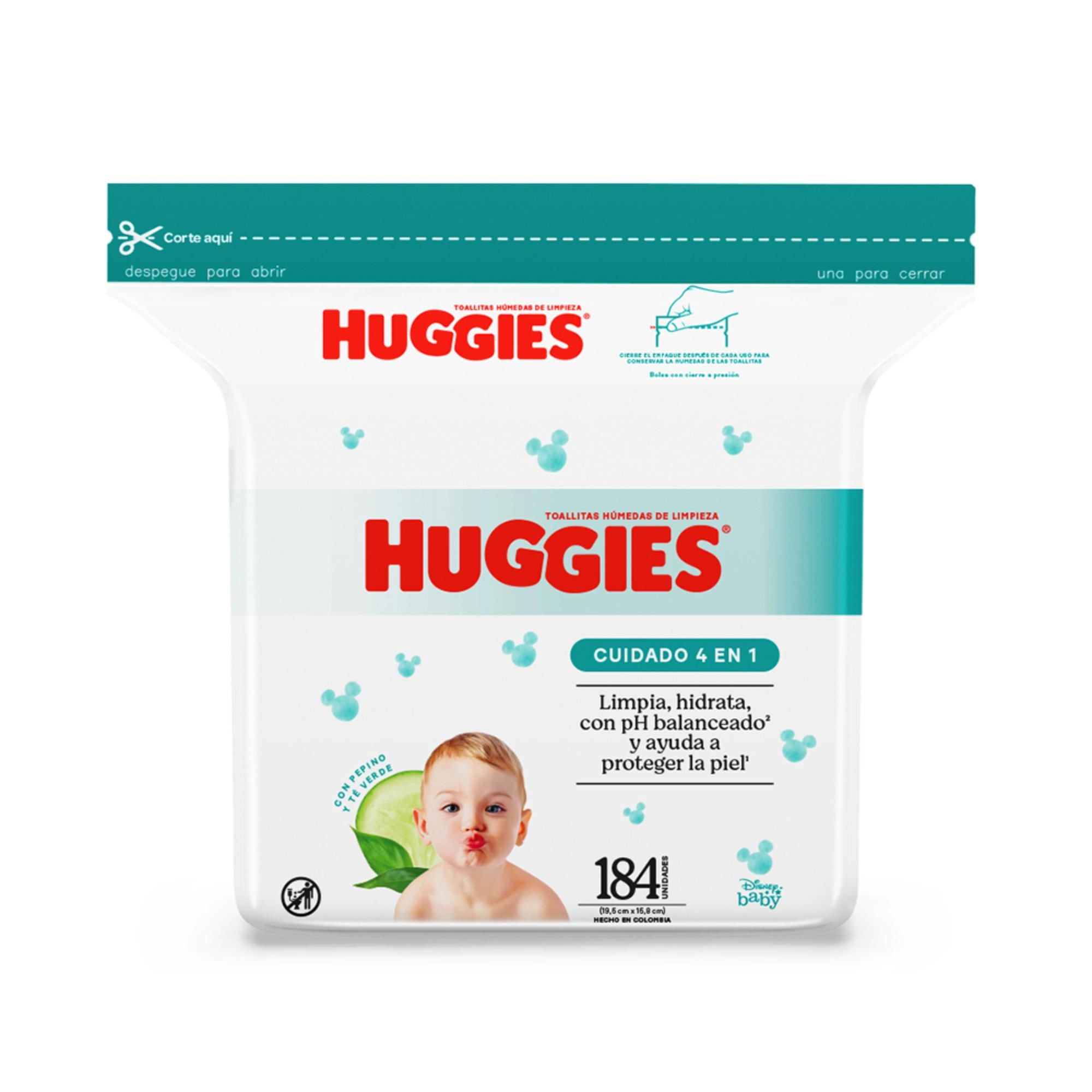Toallitas Húmedas Huggies Cuidado 4 En 1
