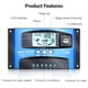 thumbnail image 2 of Controlador de Carga Solar iSunergy MPPT 60A 12V/24V Doble USB, 2 of 7