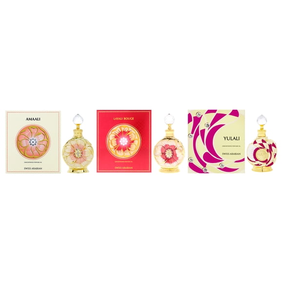 Kit de perfume Swiss Arabian Triple Discovery para mujer, 3 piezas