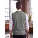 thumbnail image 3 of INSPIRE CHIC Chaleco de Punto para Hombre Cuello en V Casual Sin Mangas Top L Gris, 3 of 6