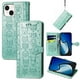 thumbnail image 2 of Funda Cartera FOXDOCK para iPhone 15 Plus , Flip PU con Relieve de Gatos y Perros, Tarjetero y Soporte, 2 of 6