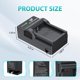 thumbnail image 5 of Cargador de batería LP LP-E17 para Canon EOS Rebel T7i, T6i, T6s, 5 of 9