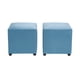 thumbnail image 1 of Set Pouf Cali 1c Felpa 30 Azul Petroleo, 1 of 5