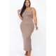 thumbnail image 1 of Vestido Largo Básico Liso de Talla Grande, 1 of 2
