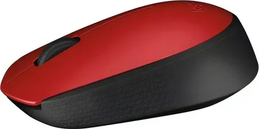 Genérico - Mouse Logitech M170 Inalámbrico Rojo/Negro