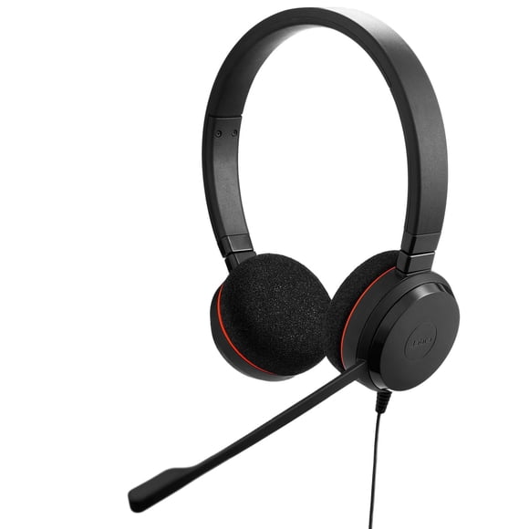 Auriculares Jabra Evolve 20 Wired (edición 2025) de doble oreja negros