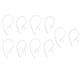 thumbnail image 2 of 10 piezas de repuesto Earhook Ear Hook Loop Earloop Clip para auriculares claro, 2 of 5