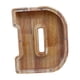 thumbnail image 1 of Hucha Con Letras, Caja De Dinero Con Letras De Madera Para El Día De Acción De Gracias, Niños, Letra D, 1 of 3