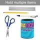 thumbnail image 5 of Los Jóvenes Titanes en Acción-theme Cylinder Pen Holder Pencil Organizer with Flannel Lining PVC Leather Material Cardboard Base for study work 10*8CM, 5 of 6