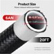 thumbnail image 3 of EVIL ENERGY 6AN PTFE Fuel Line Kit AN6 E85 Nylon Braided Hose, 3 of 3