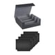 thumbnail image 1 of Caja De Baraja De Cartas Coleccionables, Juguete De Recolección Con Cierre Magnético, Almacenamiento De Cartas De Juego, Negro Y Gris, 1 of 3