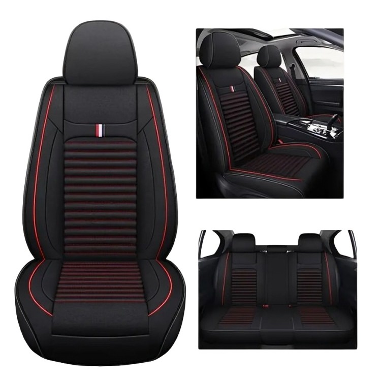 Genérico - Set 5 Funda Cubre Asiento Universal Tela Forro Asiento