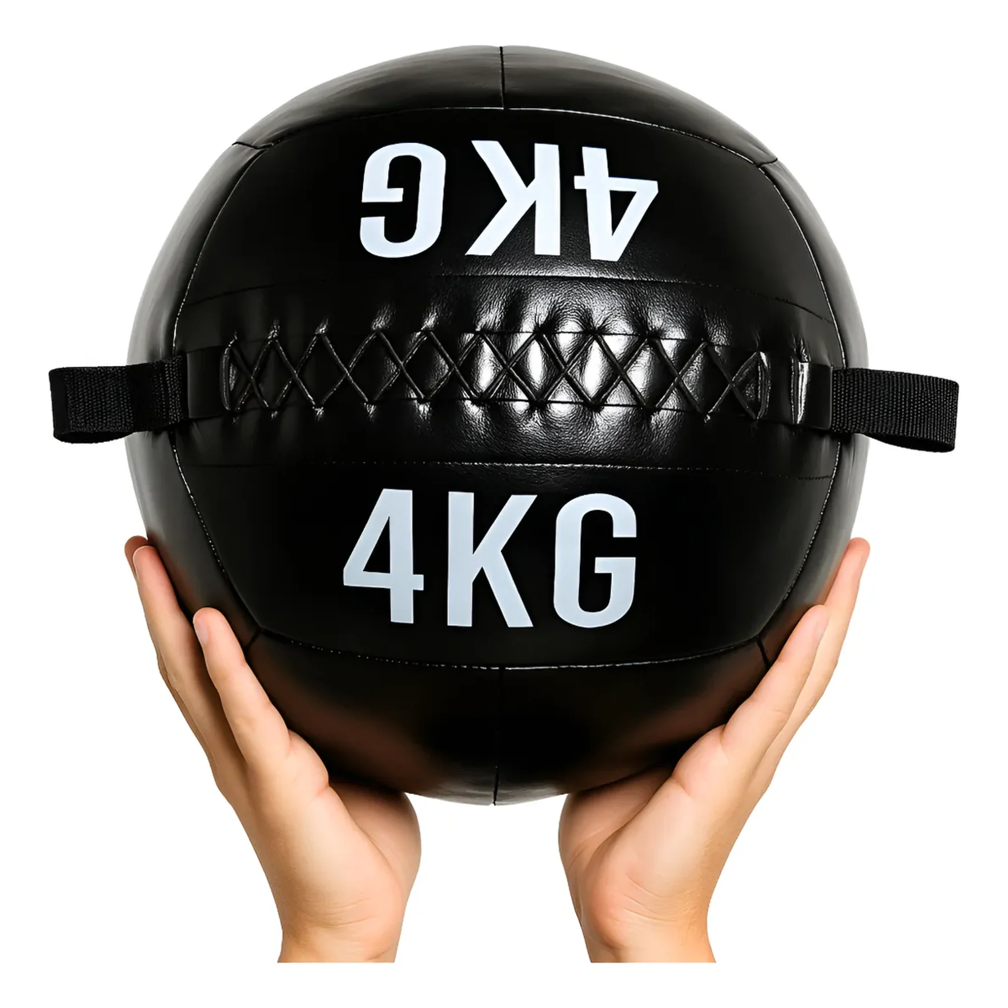 Linea Sport - Balón Medicinal 4 Kg De Ecocuero Antideslizante Para Crossfit